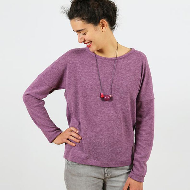 FRAU VEGA - casual trui op de rug met wikkellook, Studio Schnittreif | XS - XXL,  image number 2
