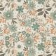 Decostof half panama bloemenpracht – riet/natuur,  thumbnail number 1