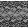 Elastische kant Hera [220 mm] - zwart,  thumbnail number 1