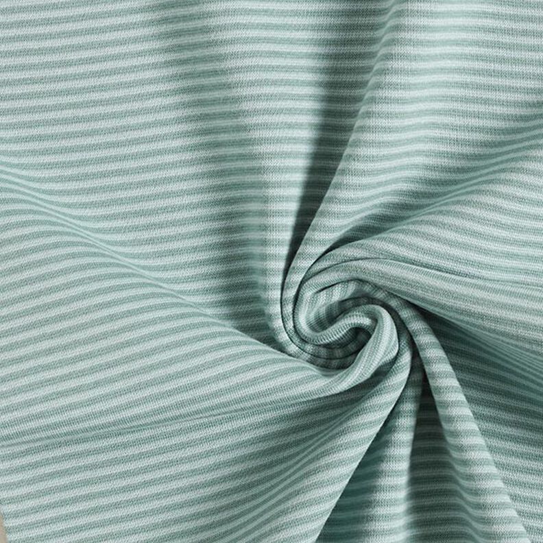 Boordstof rondgebreid smalle ringen – riet/mint,  image number 3
