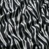 French Terry geborstelde zebra digitale print – zwart/zilver,  thumbnail number 2