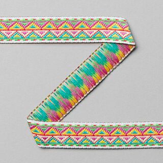 Webband ikat [16 mm] - groen, 