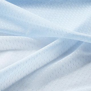 Elastische kanten stof kleine stippen – lichtblauw, 