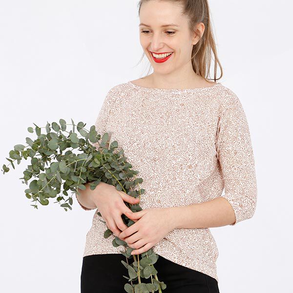FRAU KARLA - zomershirt met 3/4 mouwen, Studio Schnittreif  | XS -  XXL,  image number 4