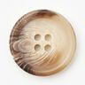4-gats knoop rond [Ø 25 mm] – natuur/donkerbruin,  thumbnail number 1