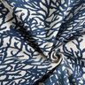 Decostof Half panama fijne koralen – marineblauw/natuur,  thumbnail number 3