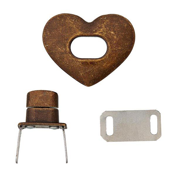 Tassensluiting Hart – brons, image number 1