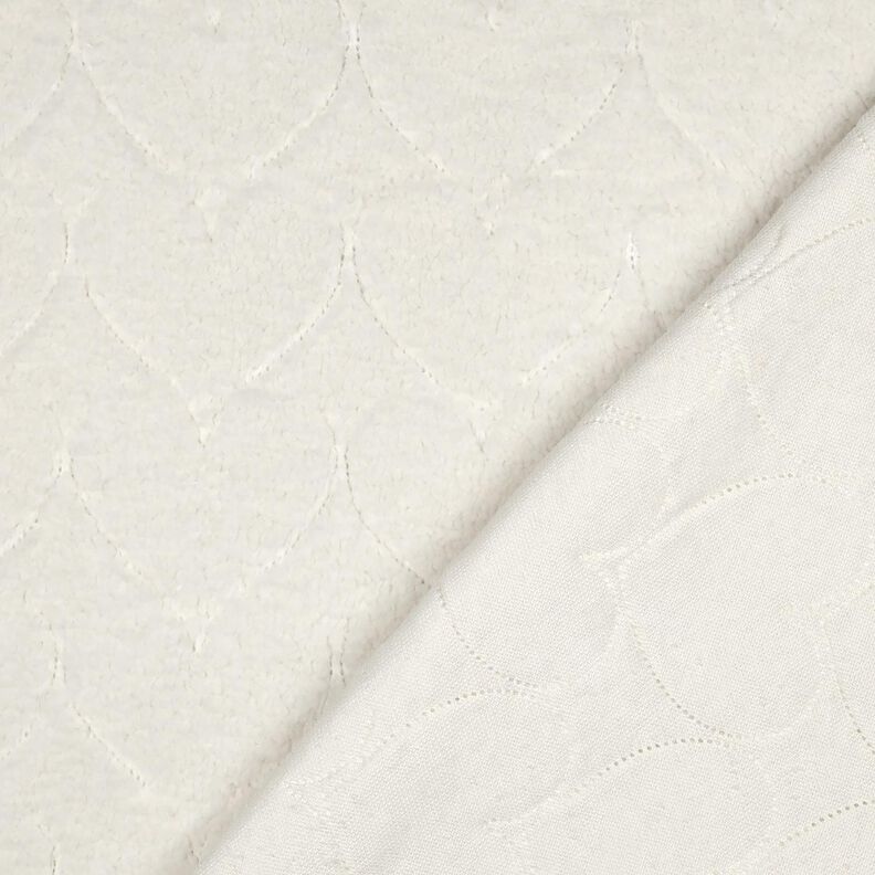 Nepbont Hartenmotief | Poppy Fabrics – ecru,  image number 4