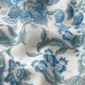 Decostof Canvas oosterse bloemenornamenten 280 cm – wit/blauw,  thumbnail number 2
