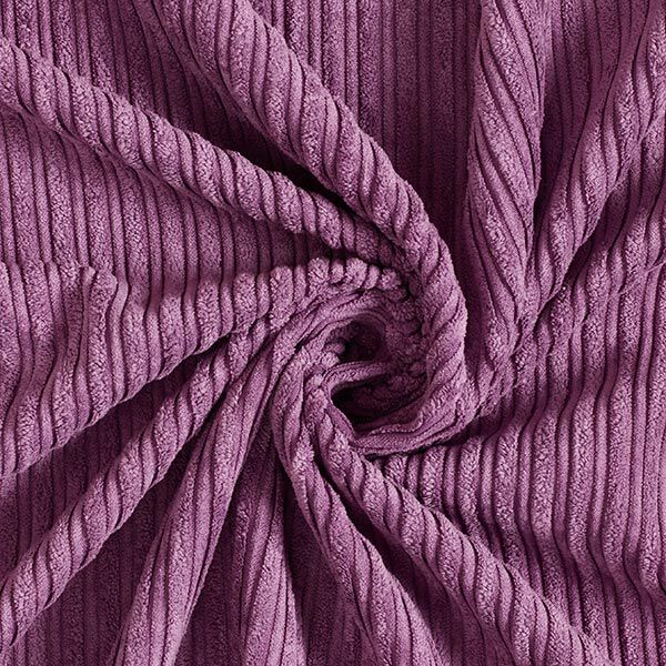 Brede corduroy onregelmatige ribben effen – lila, image number 1