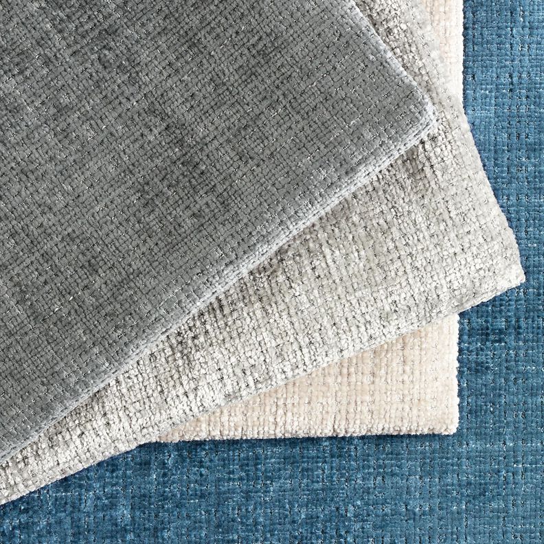Bekledingsstof Chenille Effen – amandel, image number 4