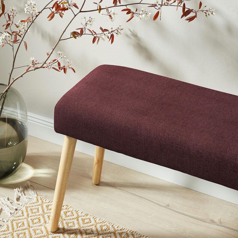 Bekledingsstof Chenille-stof – merlot, image number 4