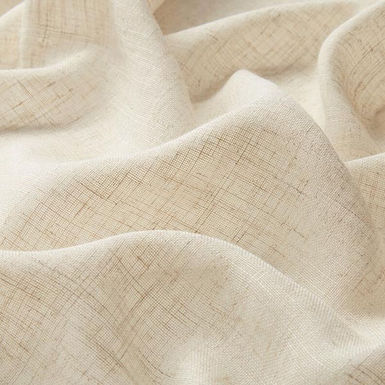 Gordijnstof voile linnenlook 300 cm – natuur,  image number 2