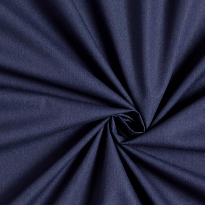 Katoenpopeline Effen – marineblauw,  image number 1