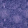 Katoenpopeline Eden | Nerida Hansen – marineblauw/lila,  thumbnail number 1