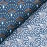 Gecoate katoen Vakken pauw-look – blauw,  thumbnail number 5