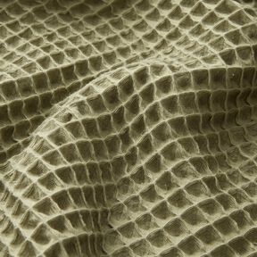 Wafelpiqué grote honingraten – licht kaki, 