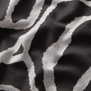 Romaniet jersey zebramotief – zwart/grijs, 