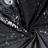 French Terry Panel Spaceman | Glitzerpüppi – zwart/wit,  thumbnail number 3