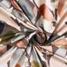 Katoenjersey Digitale print van aquarelbloemen – koper/pistache,  thumbnail number 3