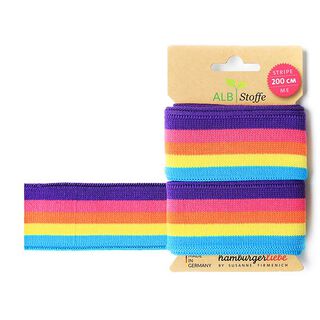 GOTS Biologische boordstof STRIPE ME COLLEGE [200 cm | 3,5 cm] | Albstoffe | Hamburger Liebe, 