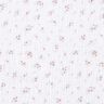 Mousseline/dubbel gehaakte stoffen romantische bloemen – wit,  thumbnail number 1