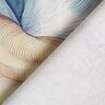 Decostof Half panama abstracte plant – blauw/koper,  thumbnail number 4