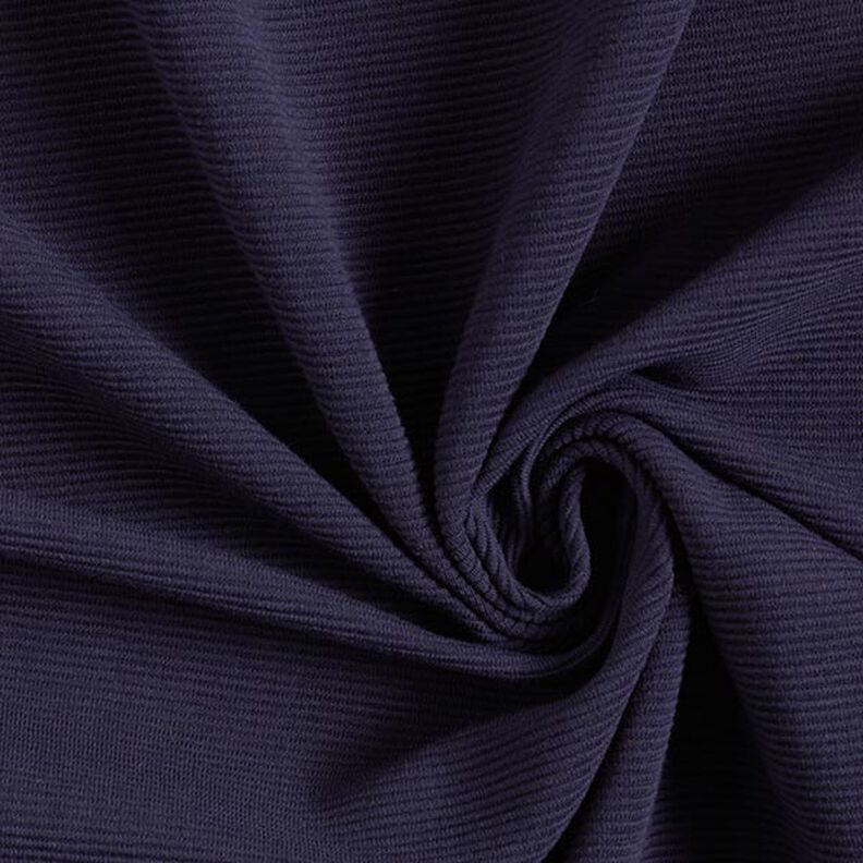 Ottomaanse ribjersey effen – marineblauw,  image number 1