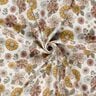 Mousseline/dubbel gehaakte stoffen Retro bloemen – wit,  thumbnail number 3