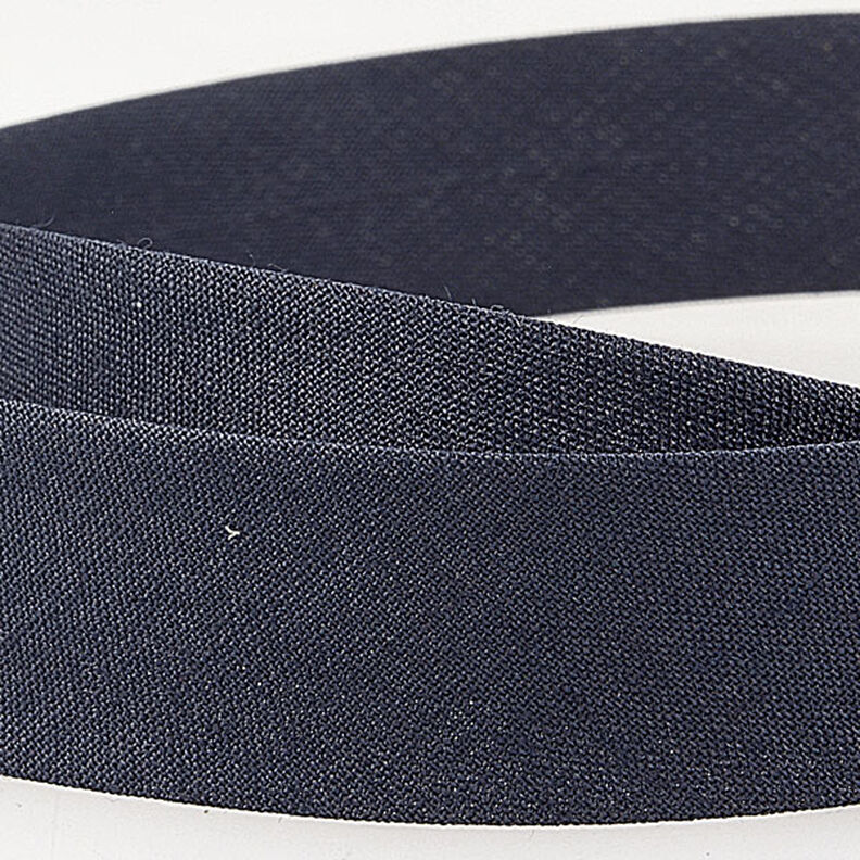 Biasband Polycotton [20 mm] – marineblauw,  image number 2