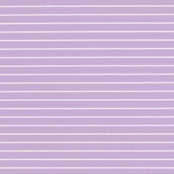 Stretchstof dwarsstrepen elasticiteit in de lengte – pastelviolet, image number 1