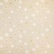 Decostof half panama Glinsterende sterren – goud/wit,  thumbnail number 1