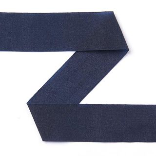 Organza boordstrook elastisch Goldie - marineblauw, 