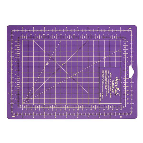 Snijmat 22 x 30 cm | 9x12 Inch - lila | Sew Mate,  image number 1