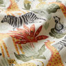 Katoenen stof Cretonne Safari – lichtbeige/olijf,  thumbnail number 2
