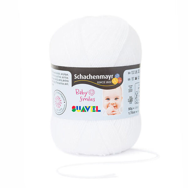 Baby Smiles Suavel, 50 g | Schachenmayr (1001), image number 1