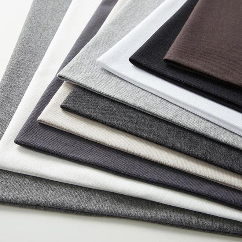 Boordstof effen – donkertaupe,  image number 7