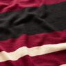 Breistof brede strepen – bordeauxrood/beige,  thumbnail number 2