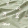 Bamboe Katoenjersey Konijn en wortel – greige,  thumbnail number 2