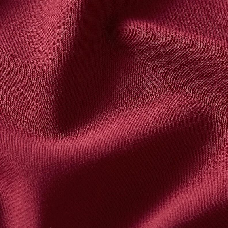 Viscose Stretch Effen – donkerrood,  image number 2
