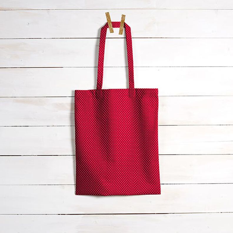 Gecoat katoen Kleine stippen – rood,  image number 7