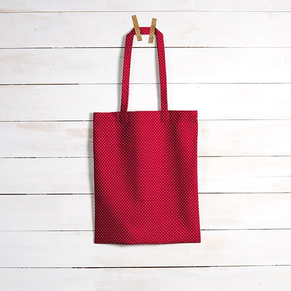 Gecoat katoen Kleine stippen – rood,  image number 7