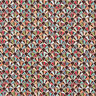 Decostof Gobelin Retro fans – zwart/karmijnrood,  thumbnail number 1