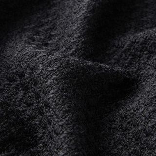 Grof geweven stof – zwart, 