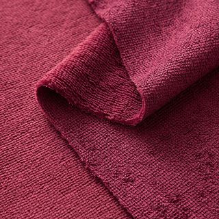 Knuffelzachte badstof Bamboe Effen – bordeauxrood, 