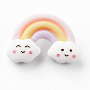 Regenboog oogje [Ø 26 mm] – lichtroze/wit, 