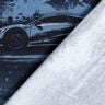 Katoenjersey Raceauto Digitaal printen – zwart blauw,  thumbnail number 4