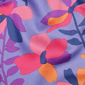 Katoensatijn Cloverdale | Nerida Hansen – blauwlila/roodlila, 