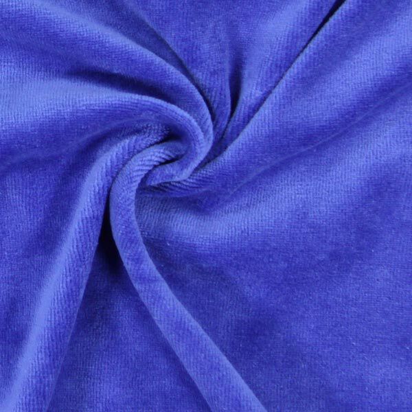 Nicki stof effen – koningsblauw,  image number 2