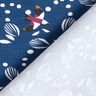 Katoenjersey Zwaluwen over de weide – indigo,  thumbnail number 4